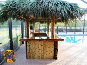 Tiki Hut Bar on Pool Deck